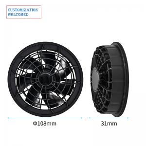 DC 12V 6W  Cooling Jacket Fan Working Wear Cooling Fan  DC 12V 6W  Cooling Jacket Fan Working Wear Cooling Fan